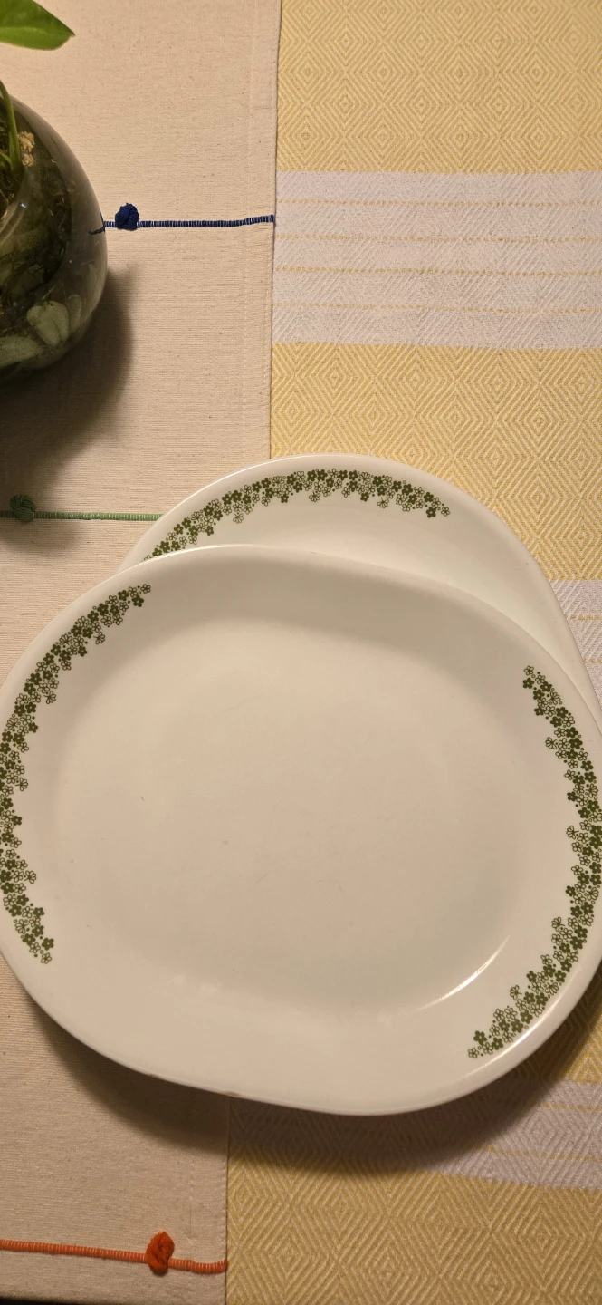 Corelle Oval Serving Platter - Green Floral