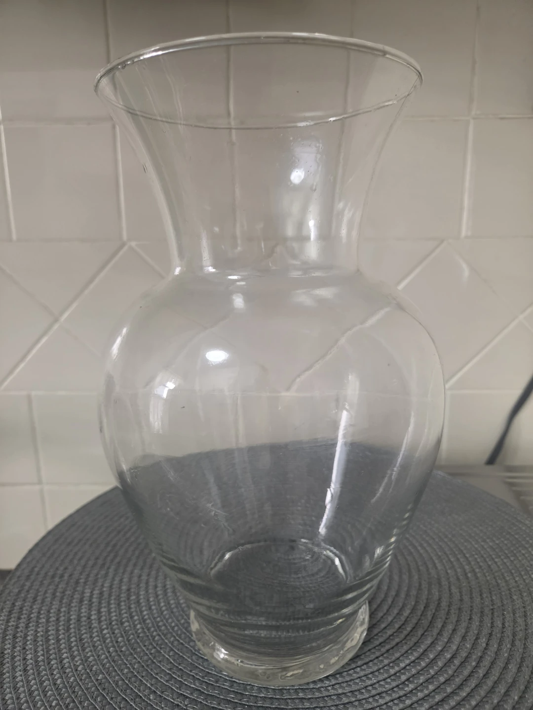 Clear Glass Vase
