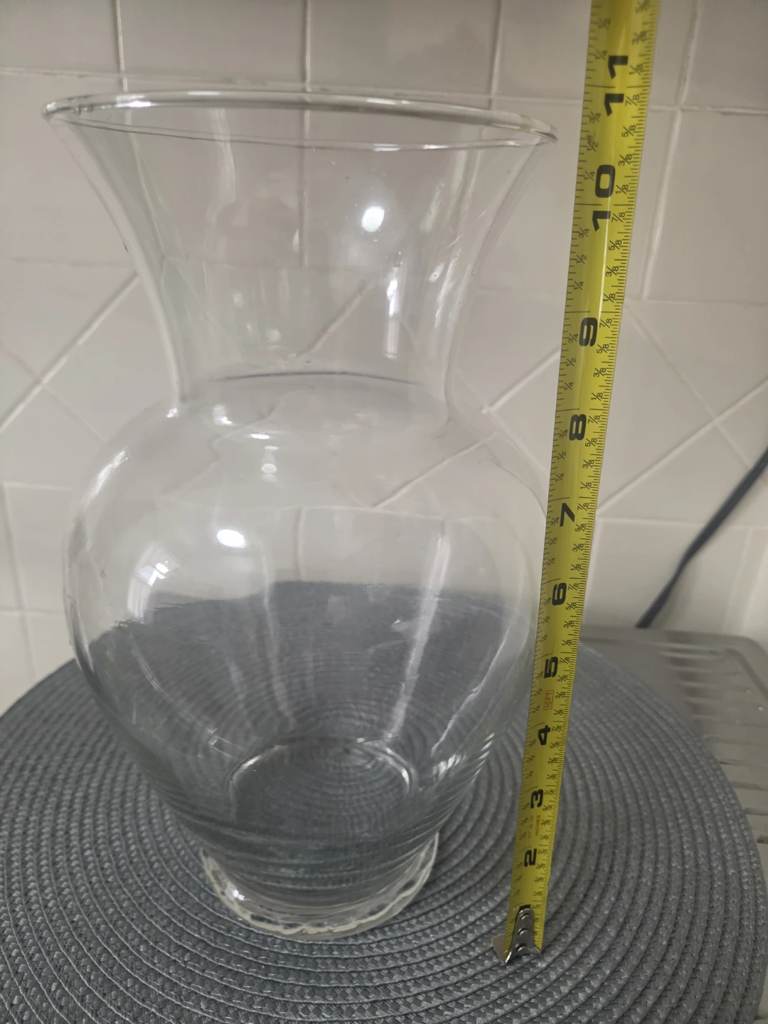 Clear Glass Vase - photo 2
