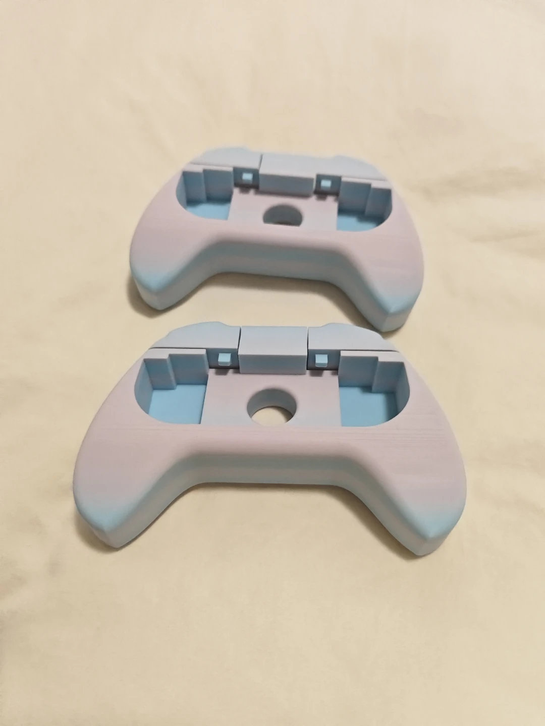 3D Printed Controller Shells - Pink, Blue, White Gradient - photo 2