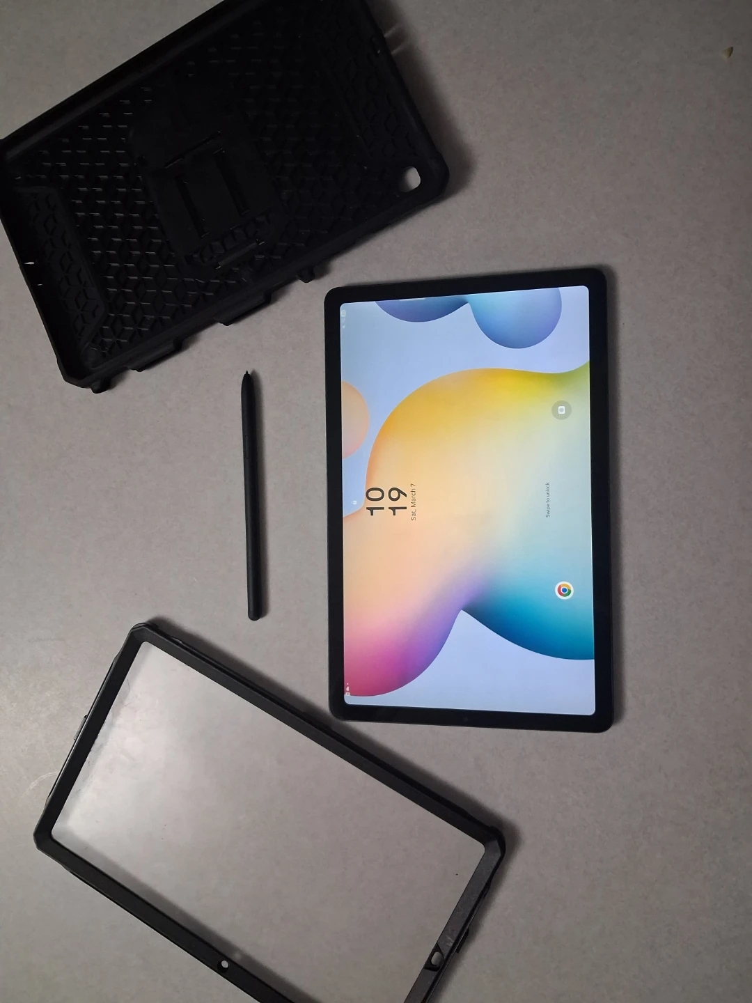 Samsung Galaxy Tab S6 Lite with Stylus and Case
