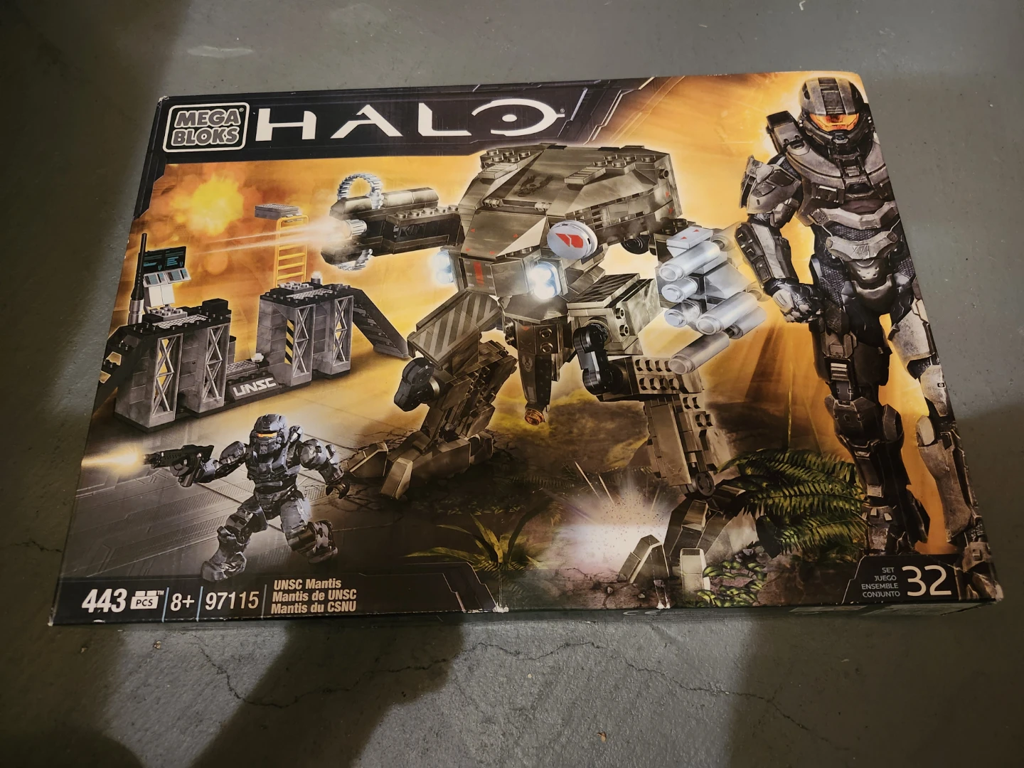 Mega Bloks Halo UNSC Mantis Set 97115