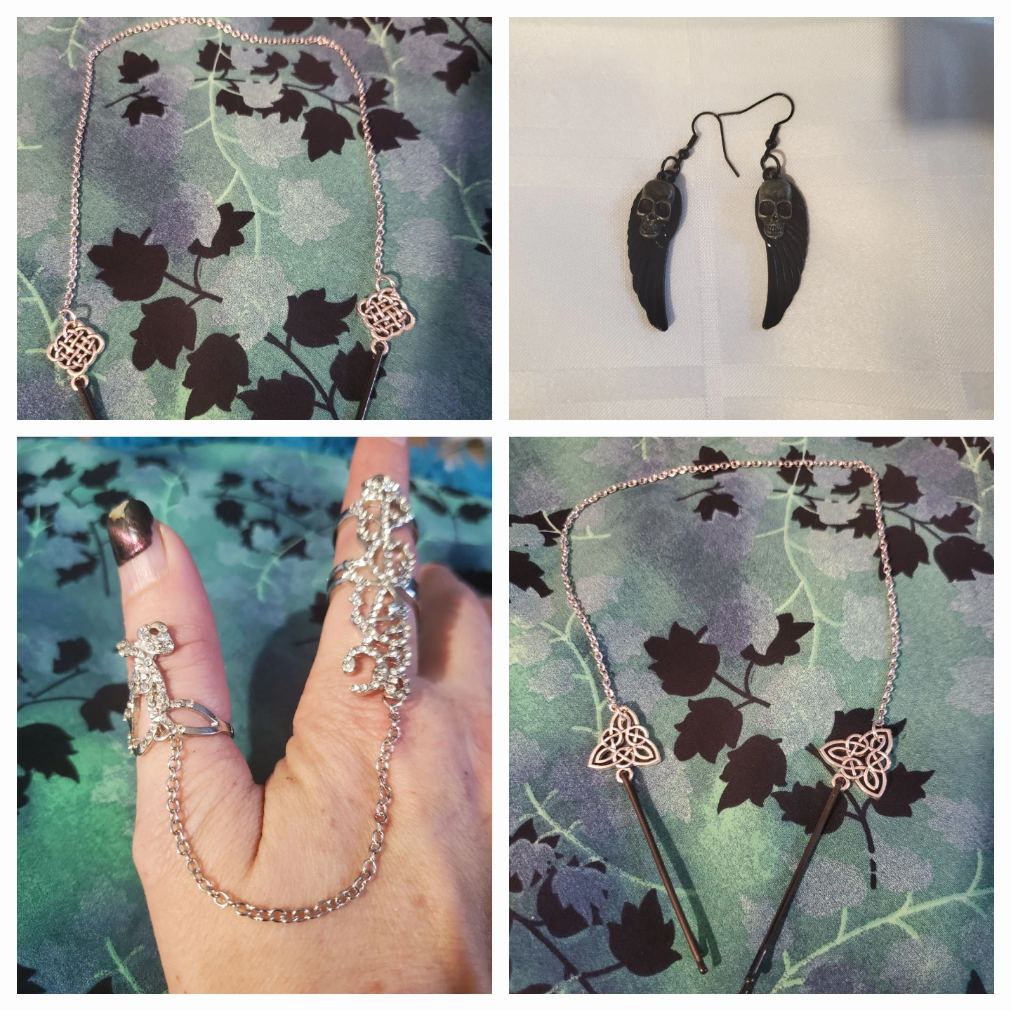 Assorted Jewellery Lot: Necklaces, Earrings, Bracelets, Ring - photo 3