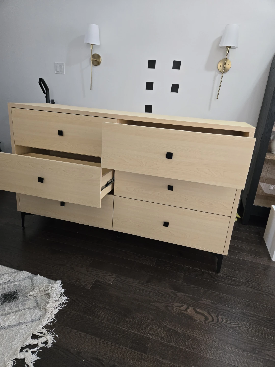 High quality hevay duty Light Wood 6-Drawer Dresser - photo 4