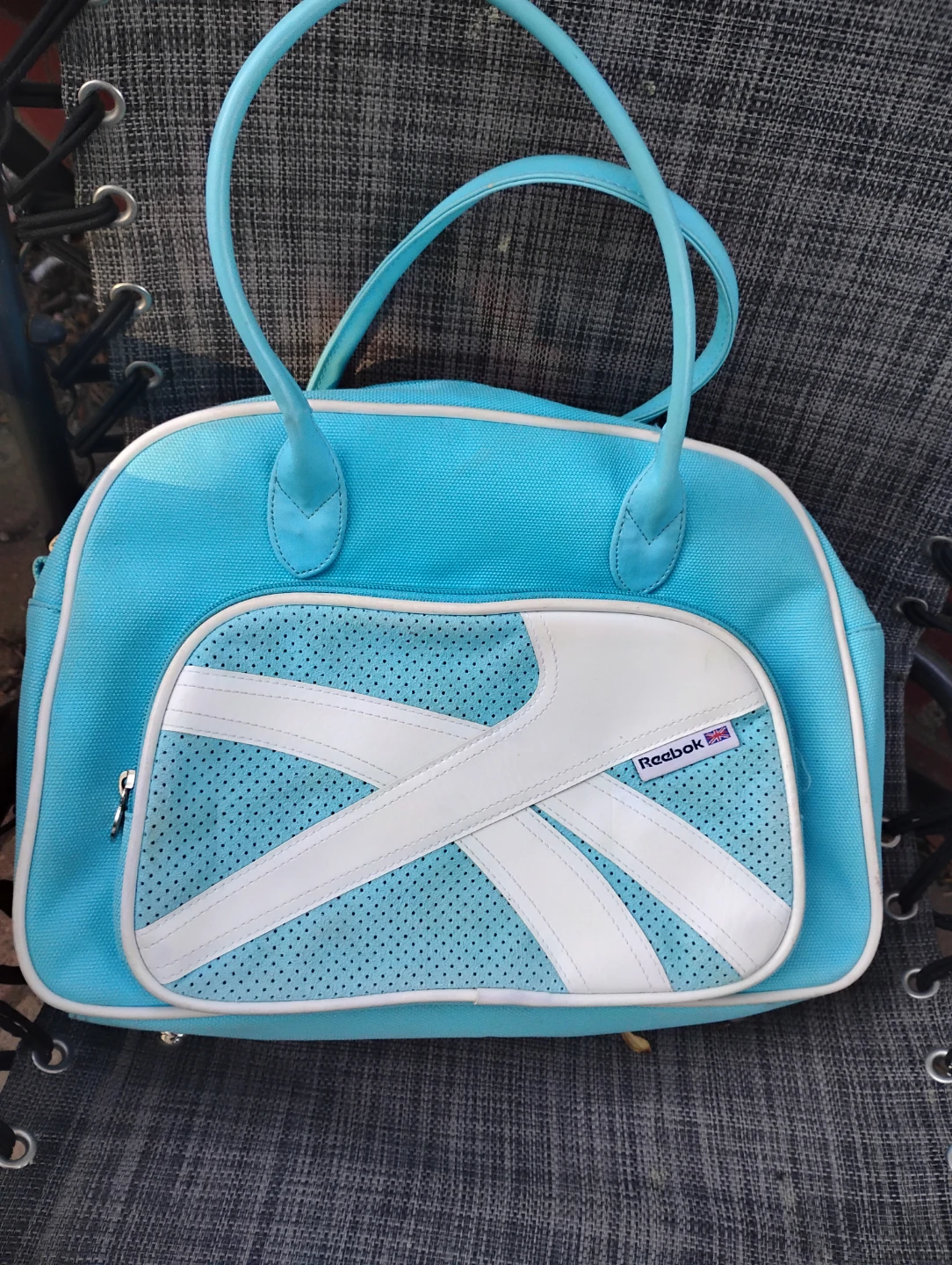 Reebok Blue and White purse