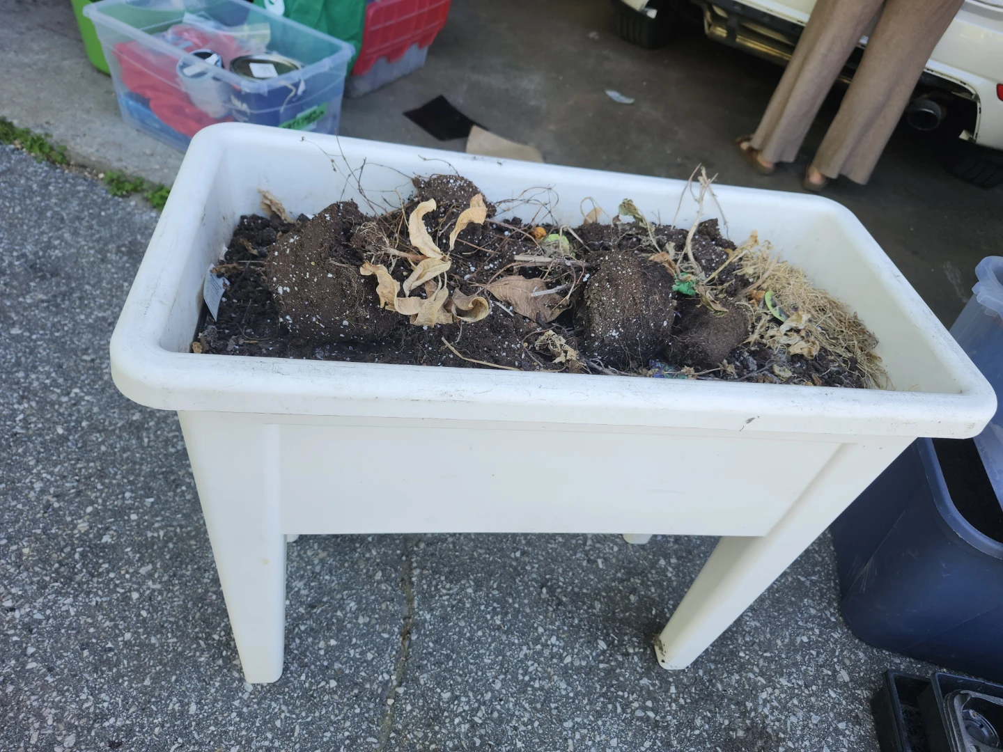 White Raised Garden Planter Box