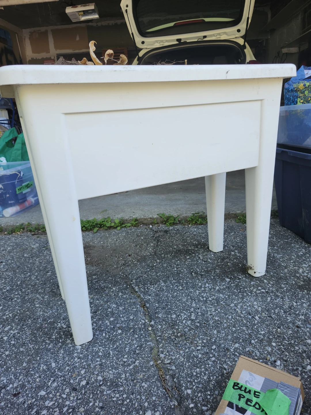 White Raised Garden Planter Box - photo 2