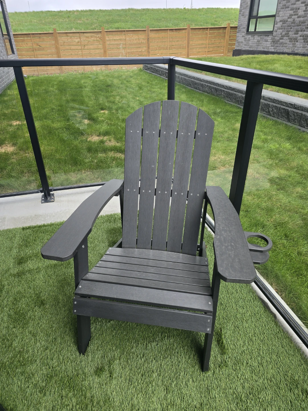 Rosecliff Heights Outdoor HDPE Adirondack Chair