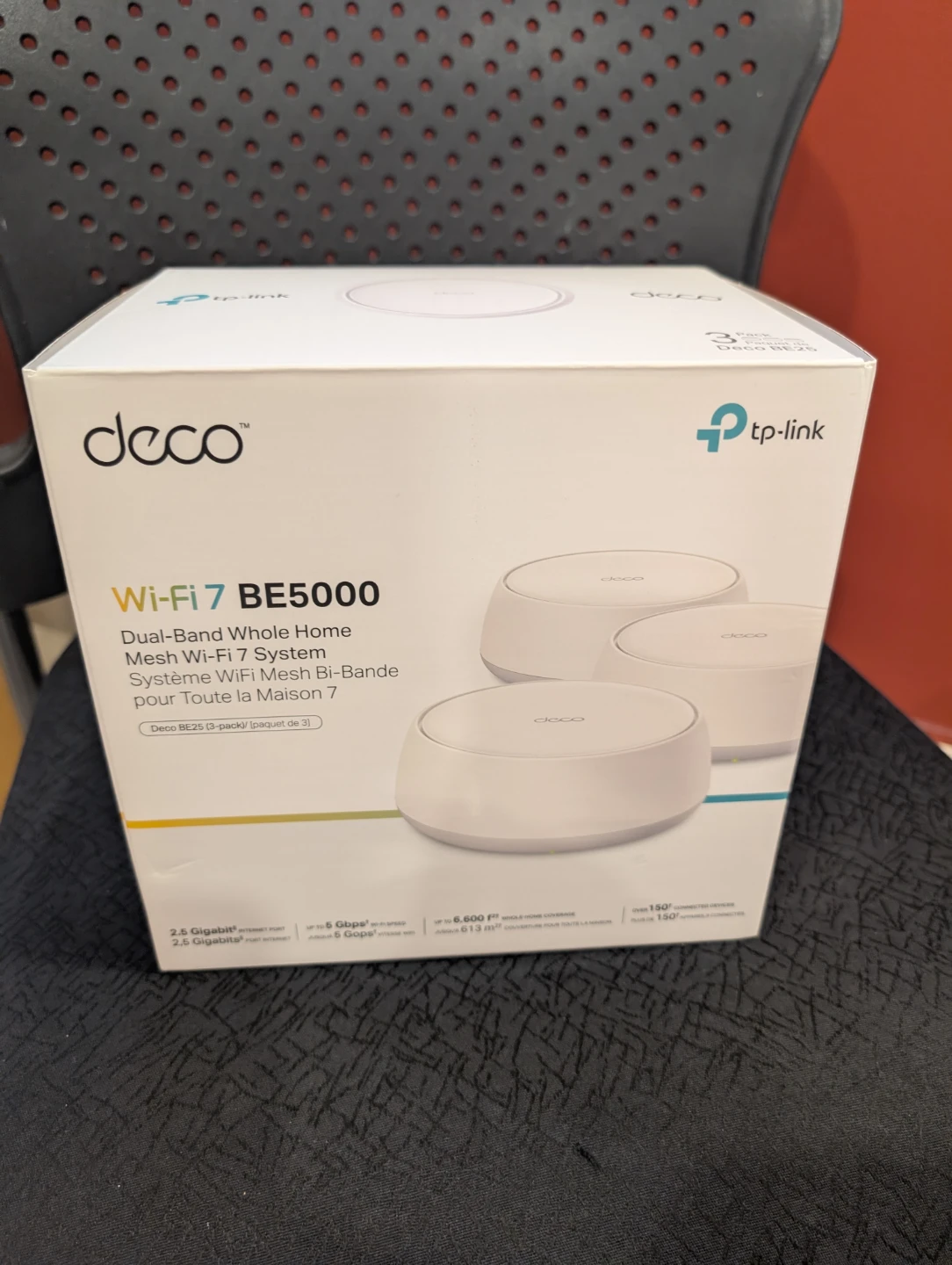 TP-Link Deco BE5000 Wi-Fi 7 Mesh System (3-pack)