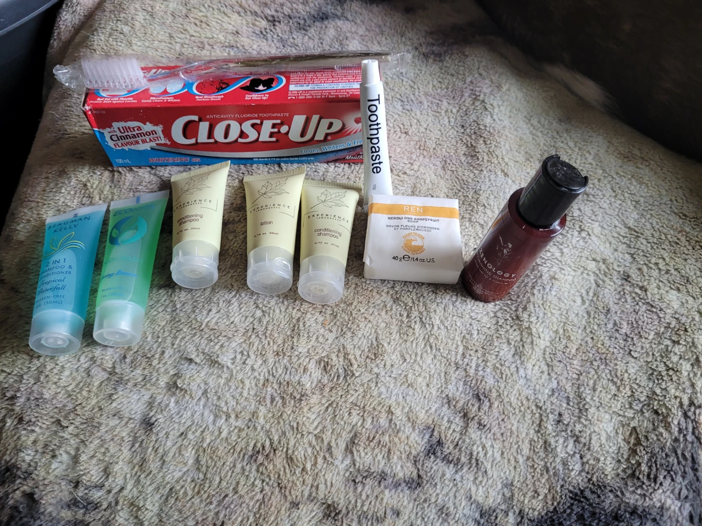 Free toiletries