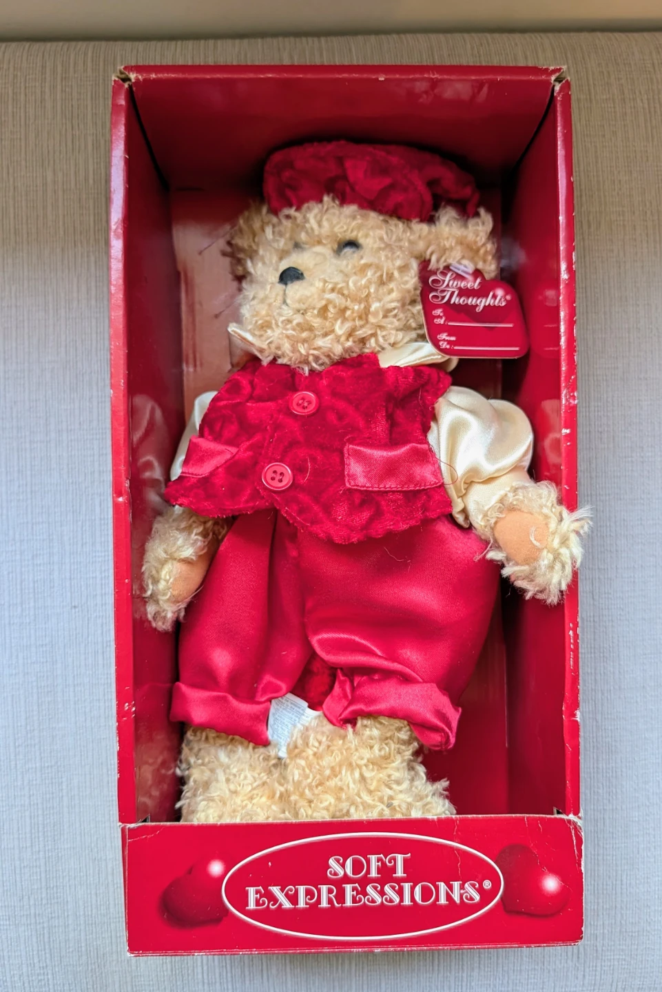 Soft Expressions Collectible Teddy Bear in Box