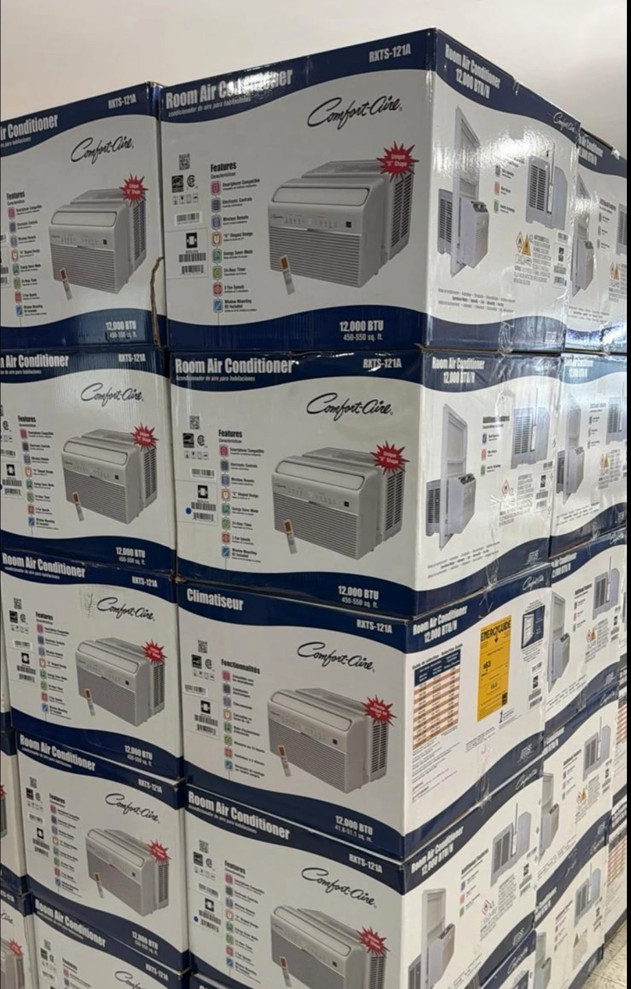 Comfort aire 12k btu window air conditioner