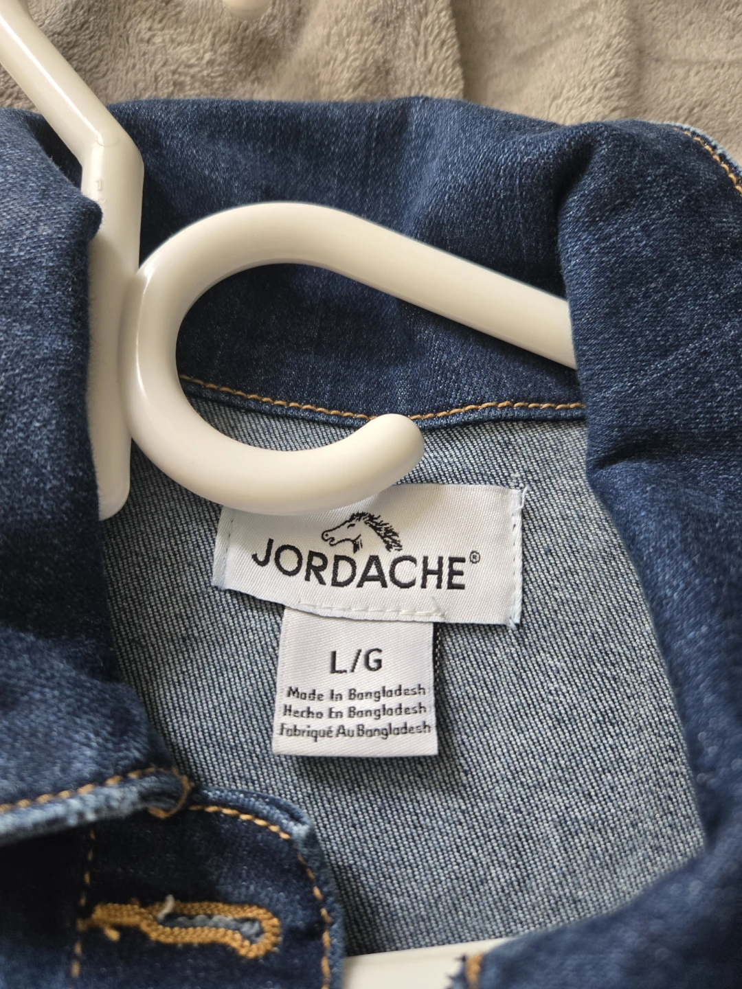 Jordache Denim Jacket Size L - photo 2