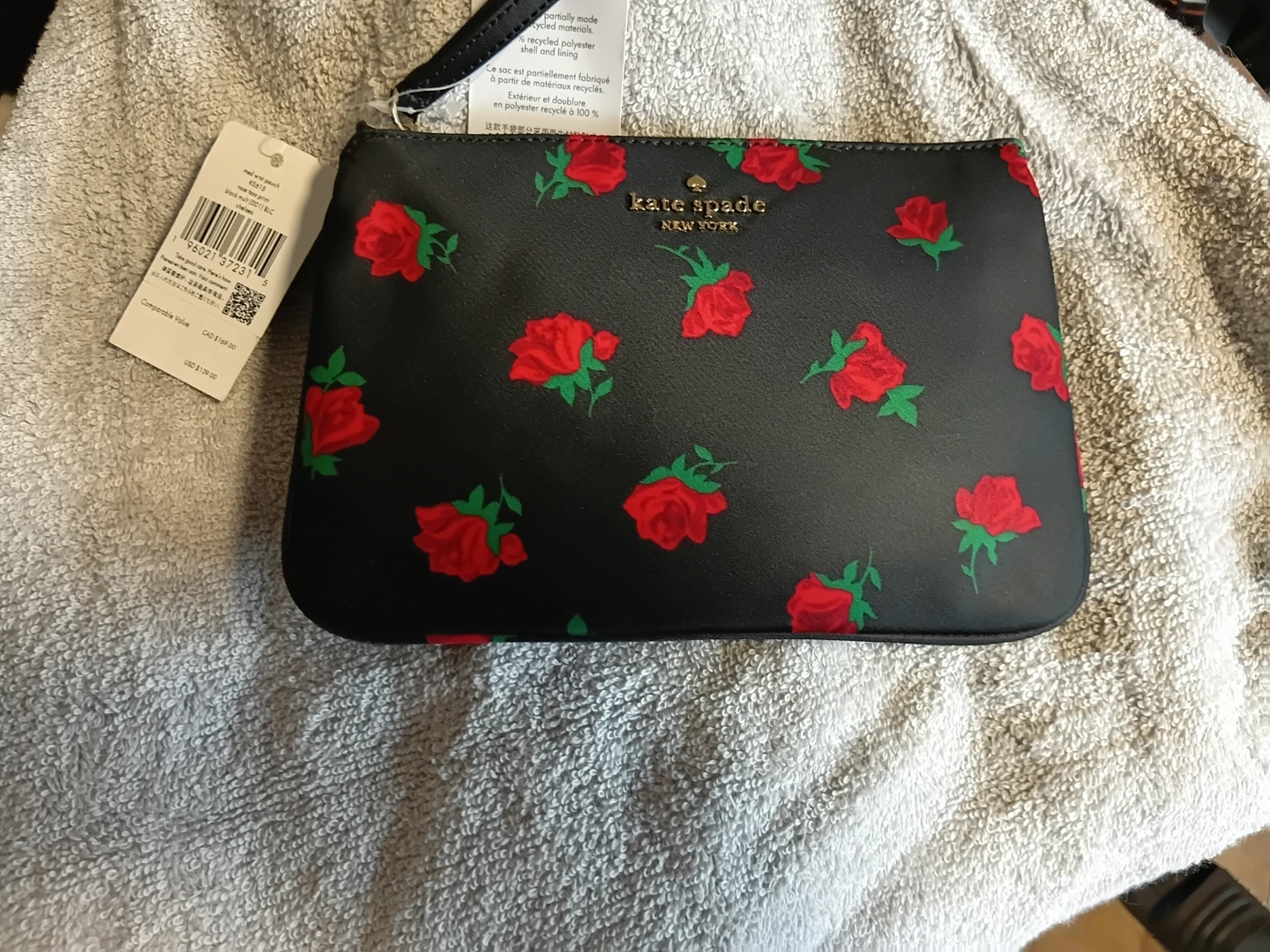 Kate Spade New York Rose Print Wristlet Clutch - photo 2