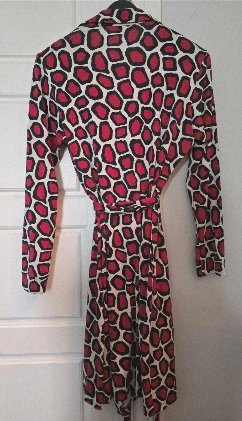 Diane von Furstenberg Silk Wrap Dress Size 14 - photo 3