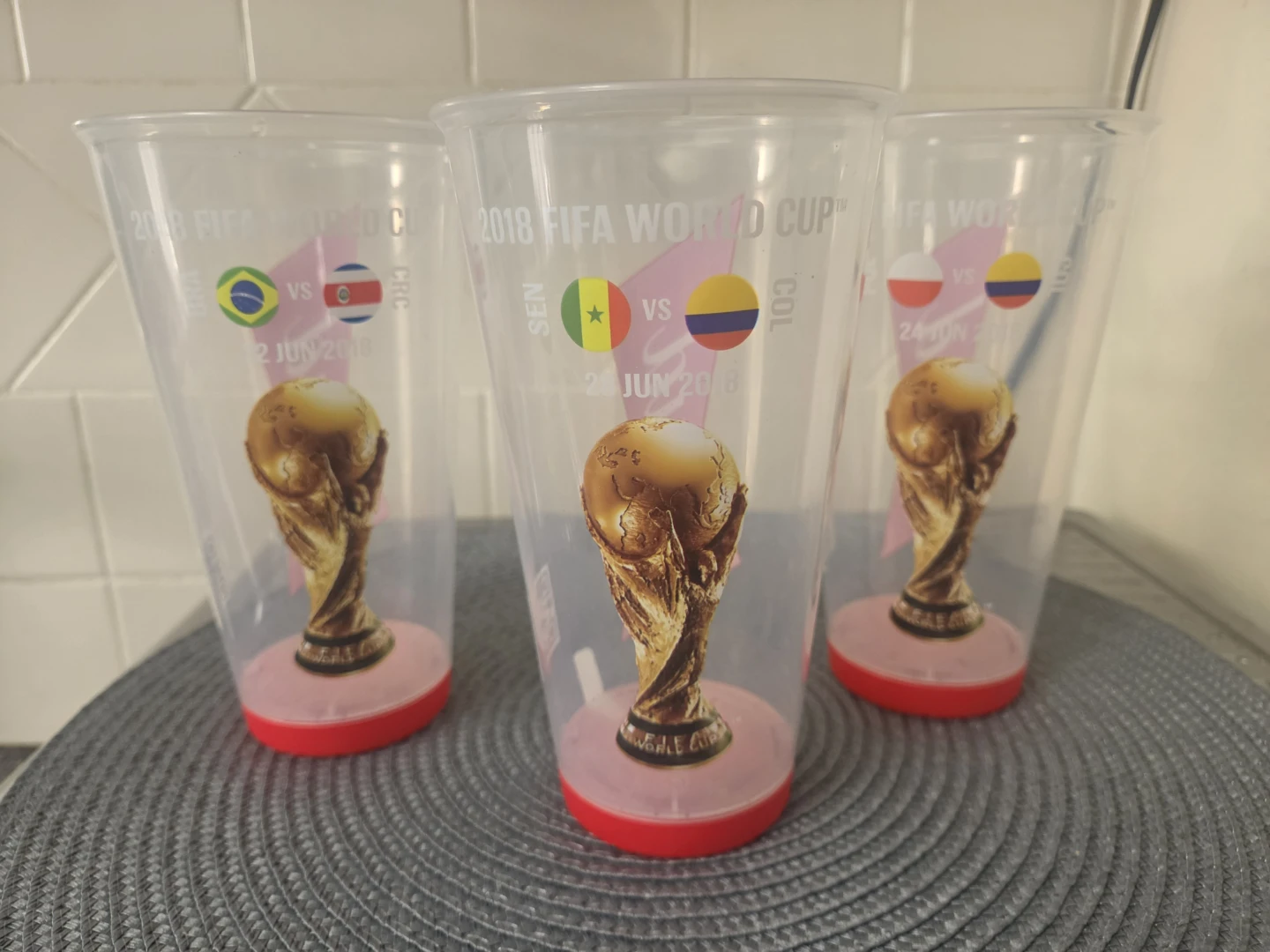 2018 FIFA World Cup Commemorative Cups - Set of 3