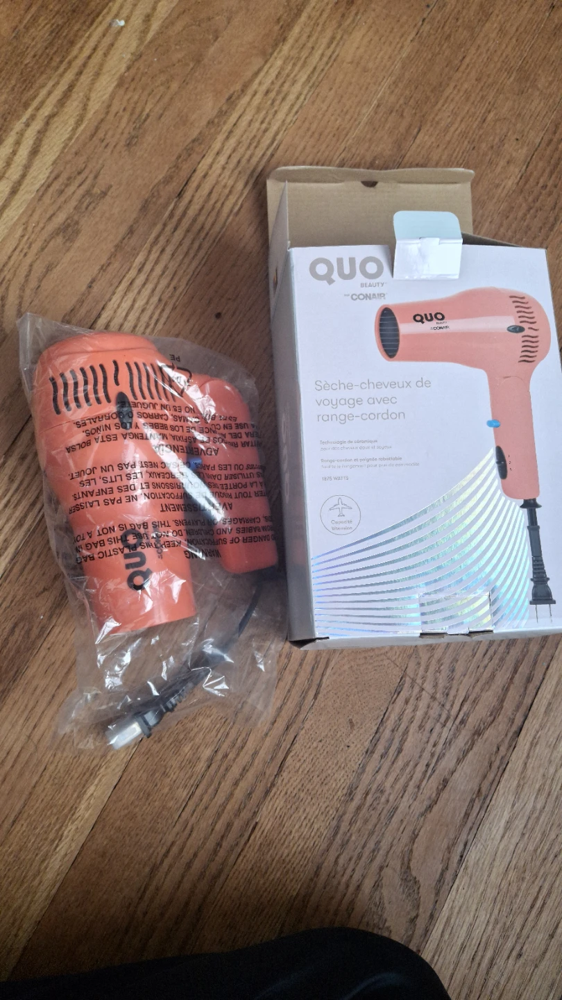 QUO Beauty by Conair Travel Hair Dryer - photo 2