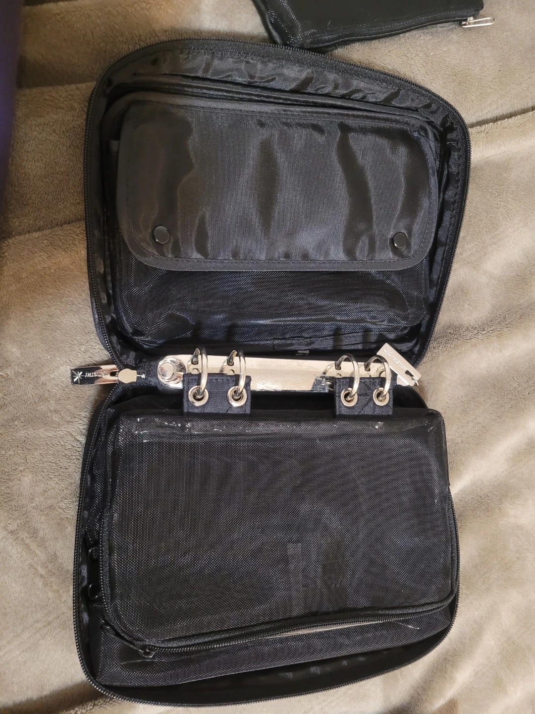 Black Travel Organizer Bag