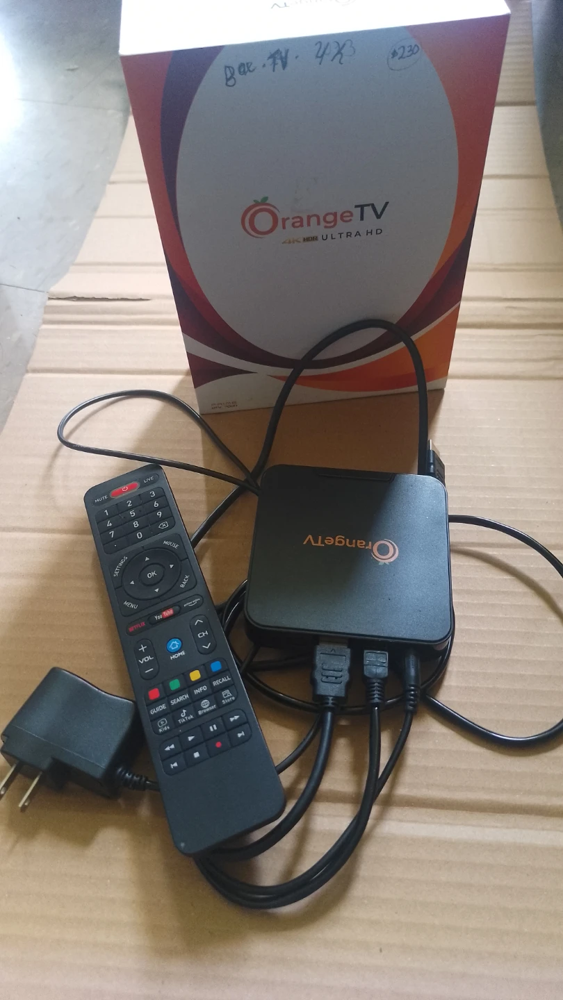 OrangeTV 4K HDR Ultra HD Android TV Box