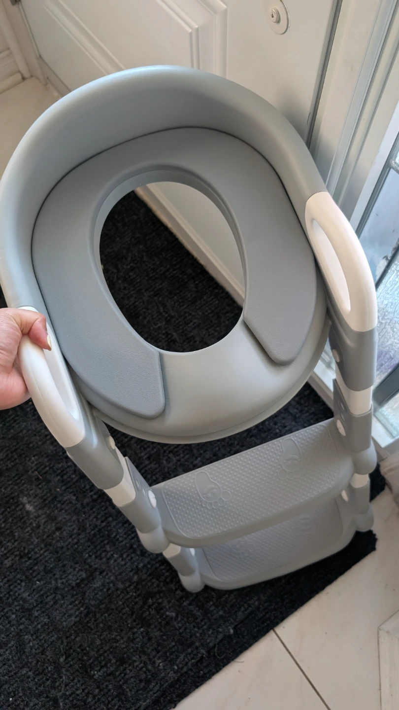 Kids Toilet Training Seat with Ladder - photo 2