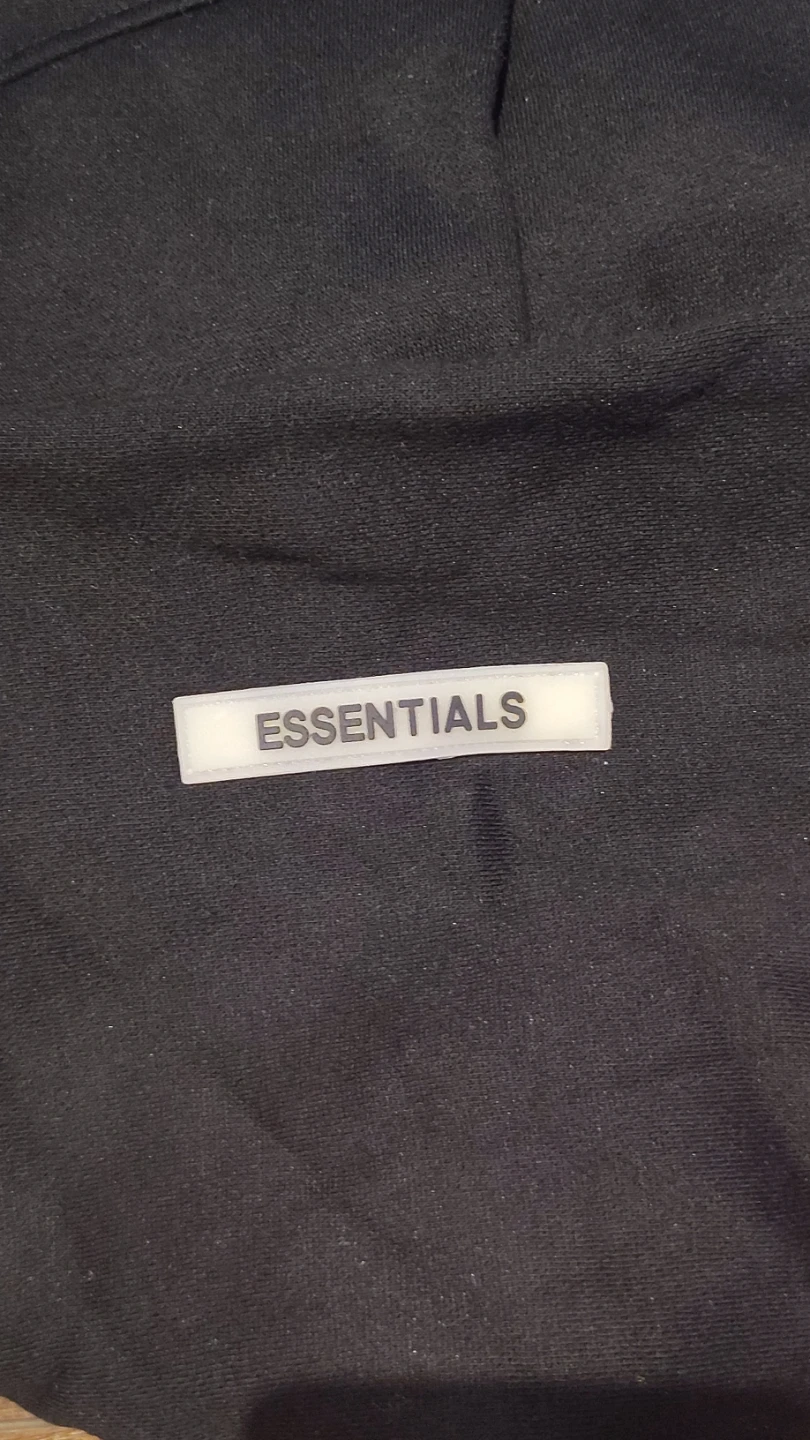 Black Essentials Fear of God Hoodie - photo 5