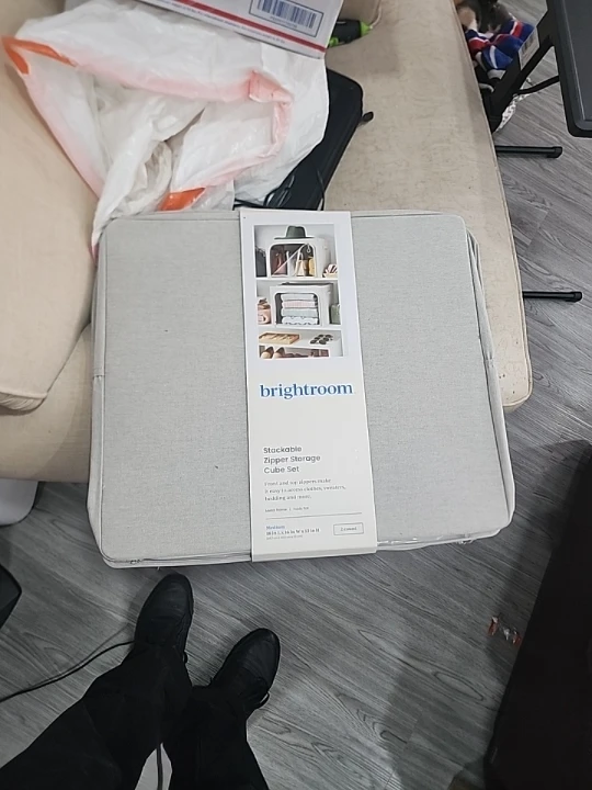Brightroom Stackable Zipper Storage Cube Set