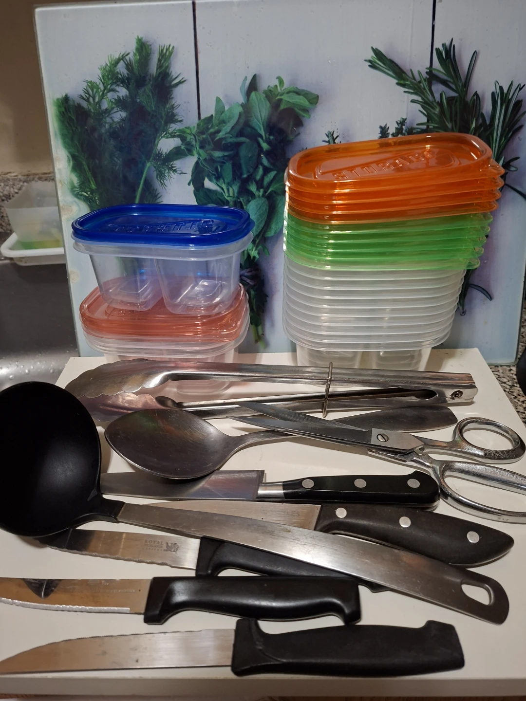 Kitchen Utensils and Food Storage Containers
