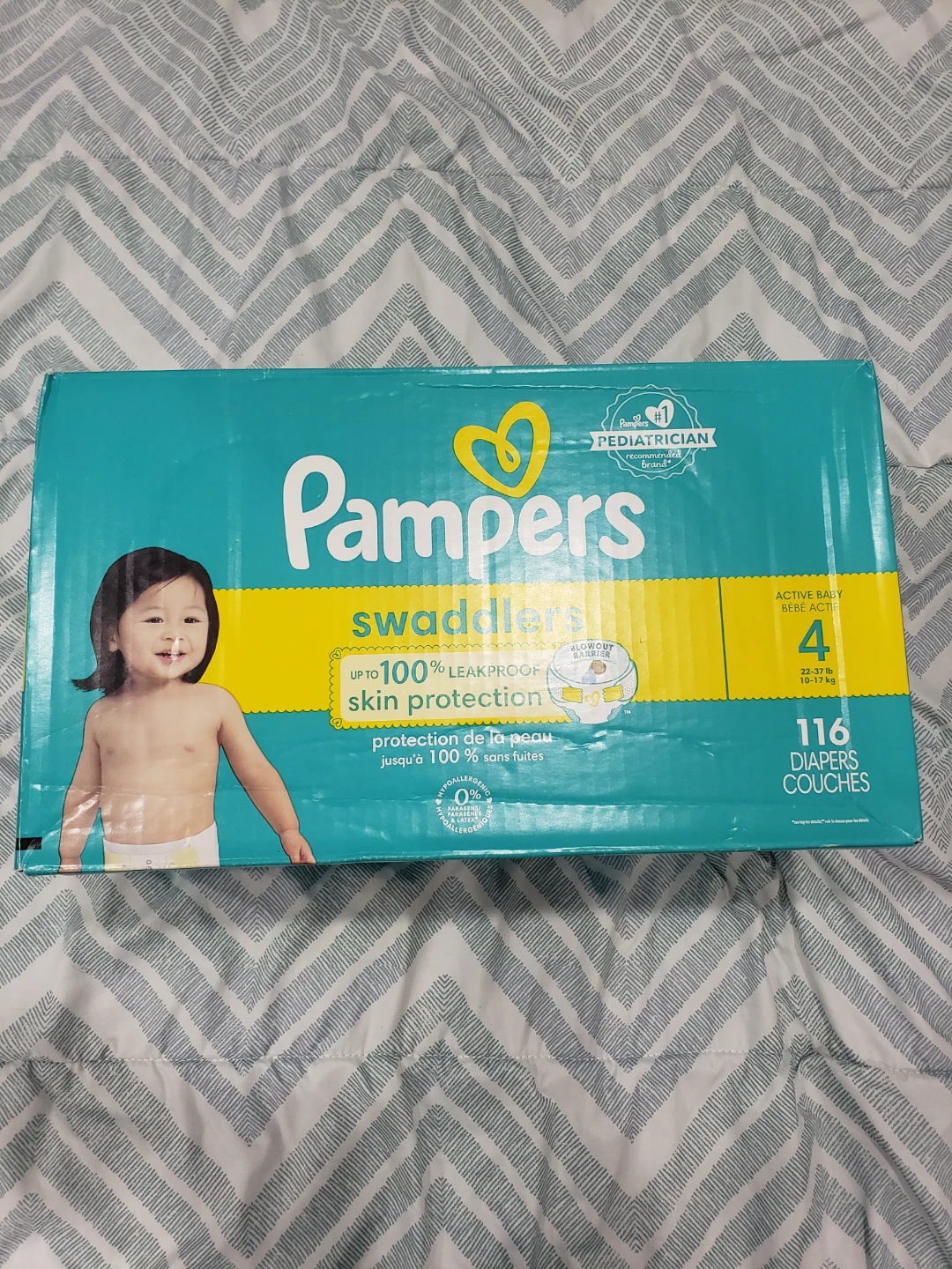 NEW Pampers Swaddlers Diapers Size 4 116 Count