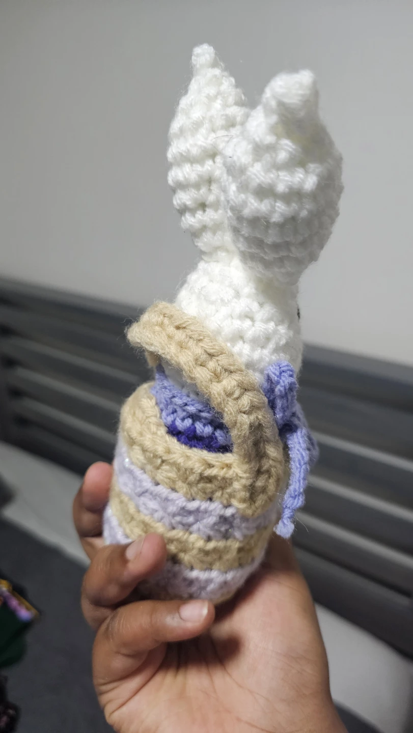 FREE Handmade Crochet Bunny in Basket - photo 2