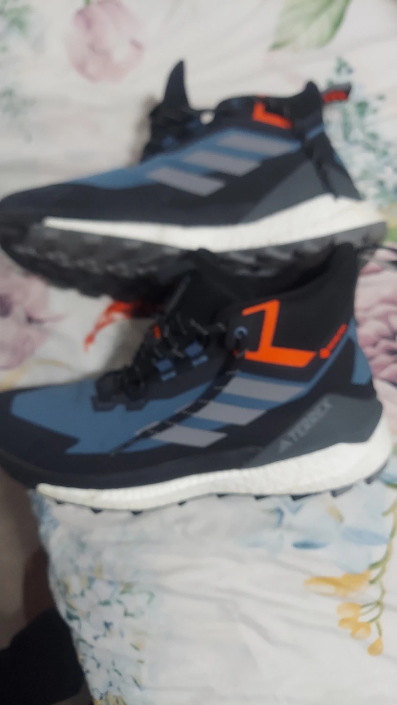 Adidas Terrex Swift R3 Gore-Tex Hiking Boots - Blue/Black/Orange