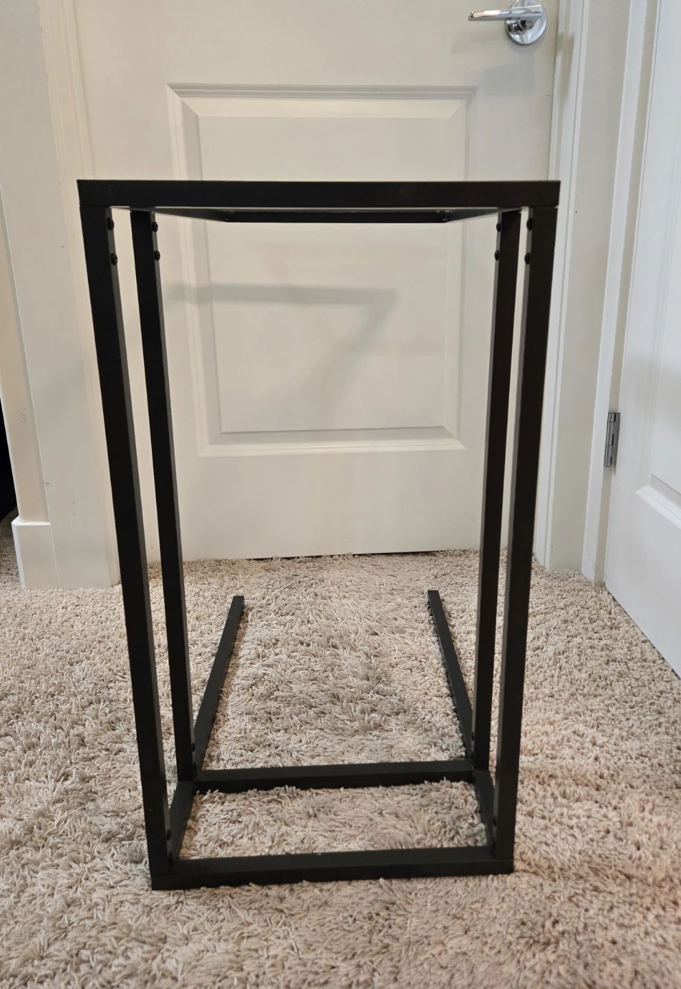 Black Metal and Glass C-Table - photo 5