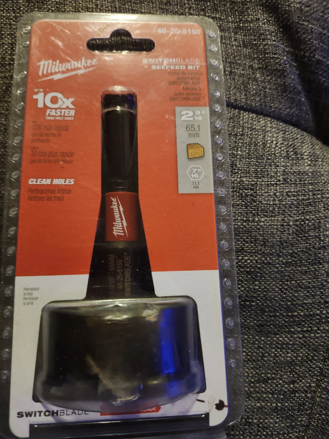 Milwaukee Switchblade Selfeed Bit