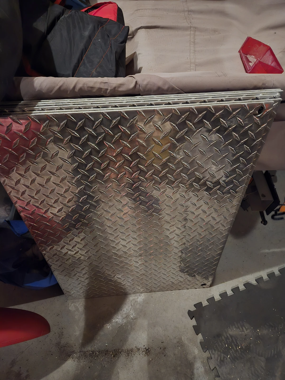 3/4 inch thick diamond plates