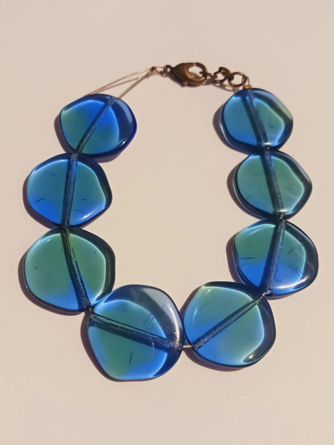 Blue and Green  Beaded  Bracelet - photo 2