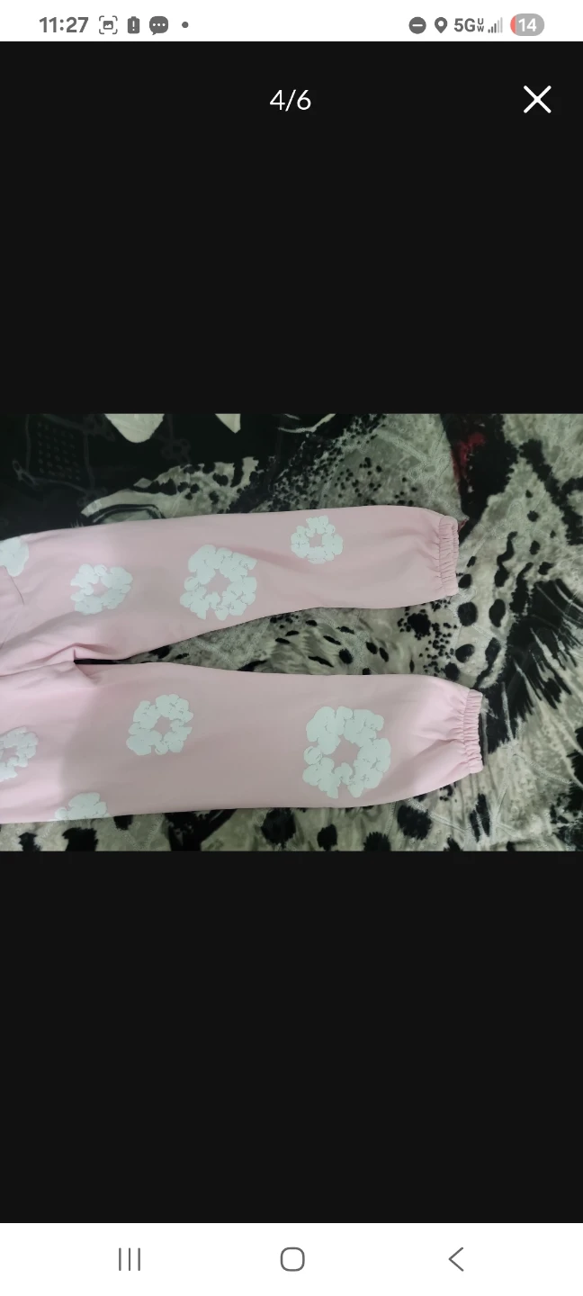 Denim Tears Pink Hoodie with Scrunchie Appliqué - photo 3