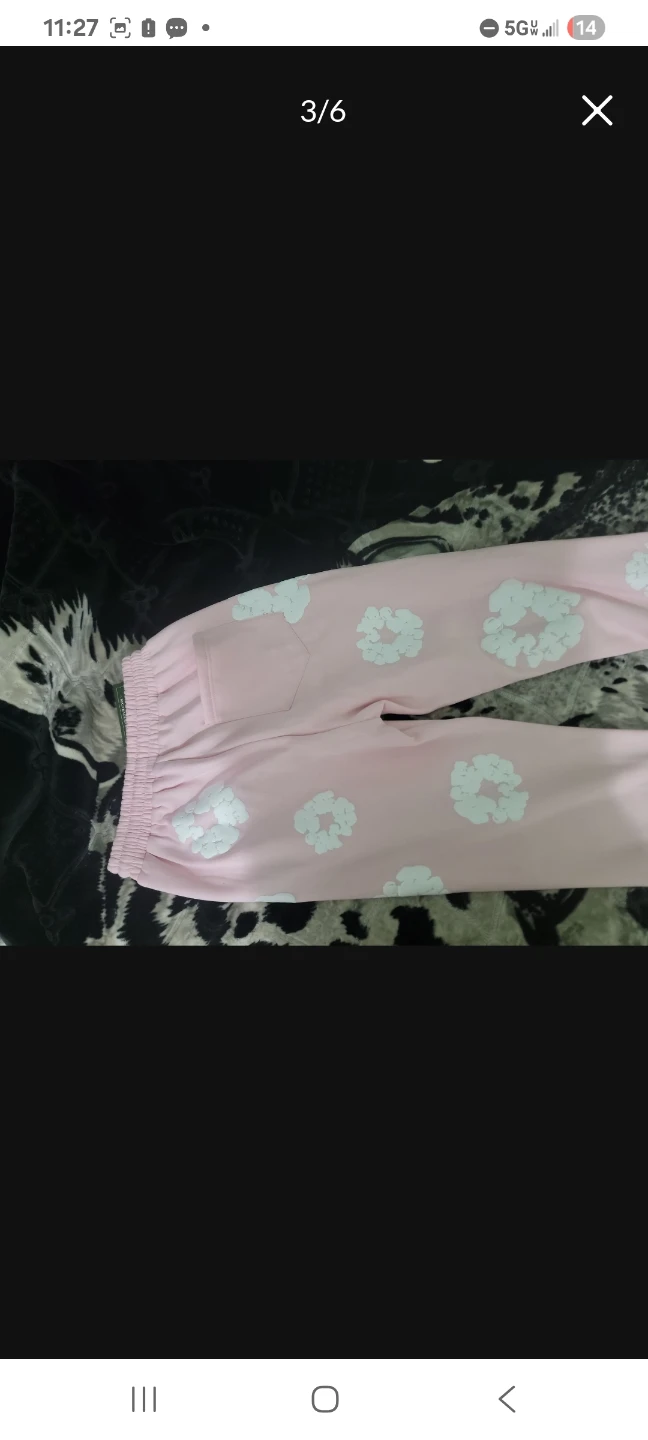 Denim Tears Pink Hoodie with Scrunchie Appliqué - photo 4