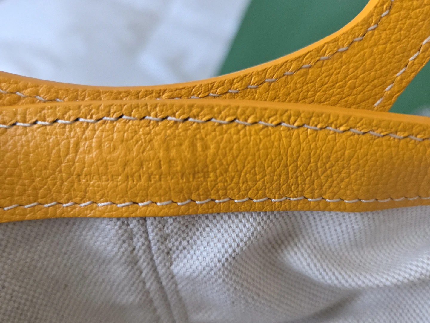 Goyard Anjou Mini Bucket Bag Yellow - photo 3