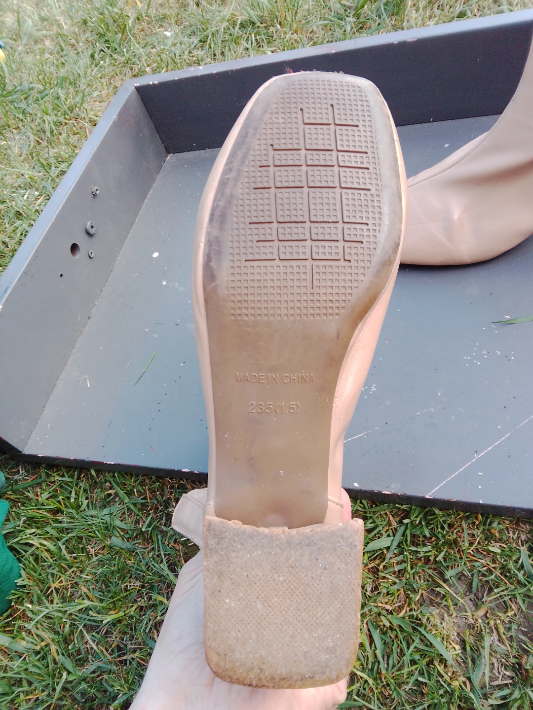 Beige Ankle Boots - Size 23.5 (1.5) - photo 3