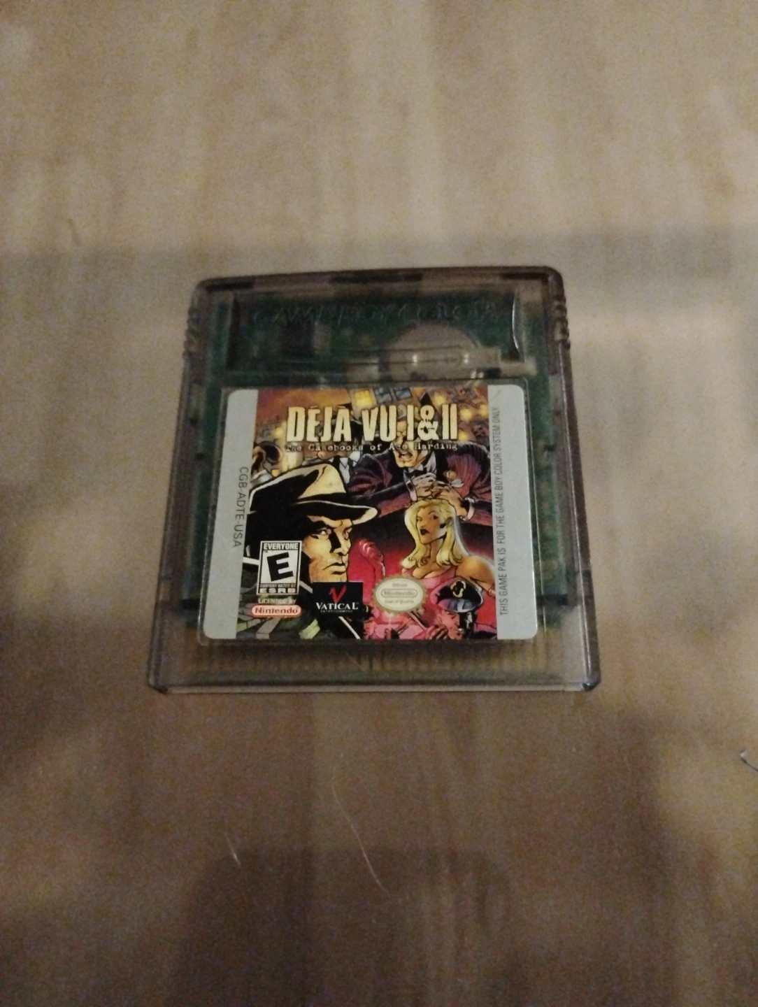 Deja Vu I & II The Casebooks of Ace Harding Game Boy Color