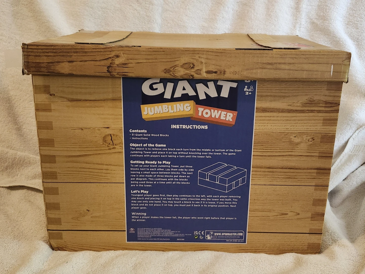 Giant Jumbling Tower Stacking Game - Pre-owned and beautiful
