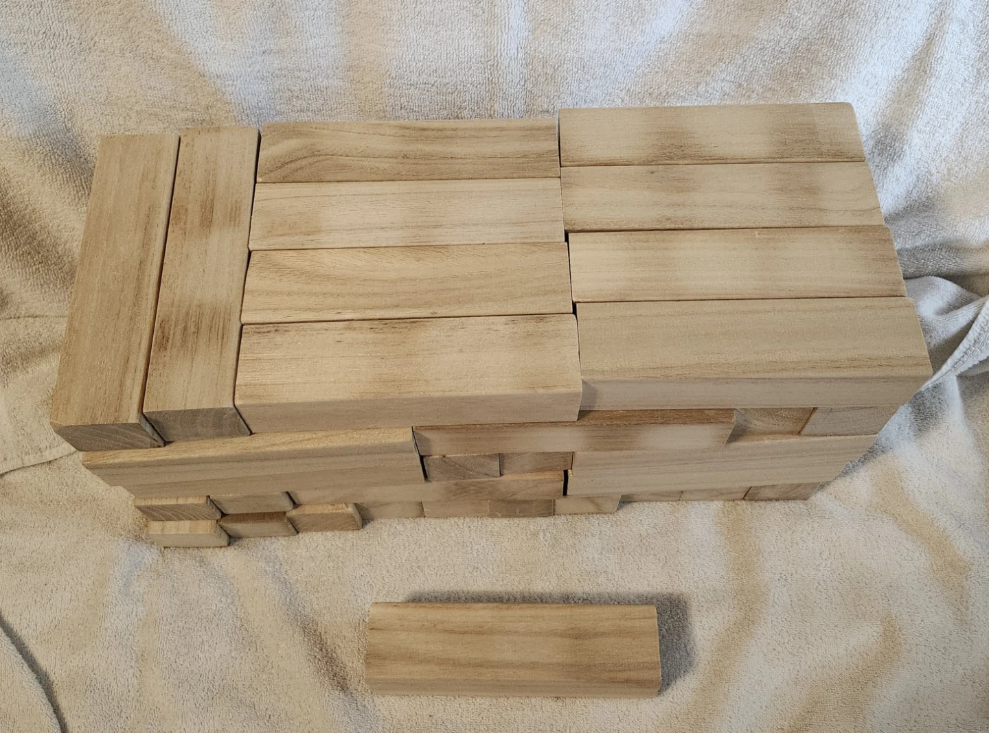 Giant Jumbling Tower Stacking Game - Pre-owned and beautiful - photo 3