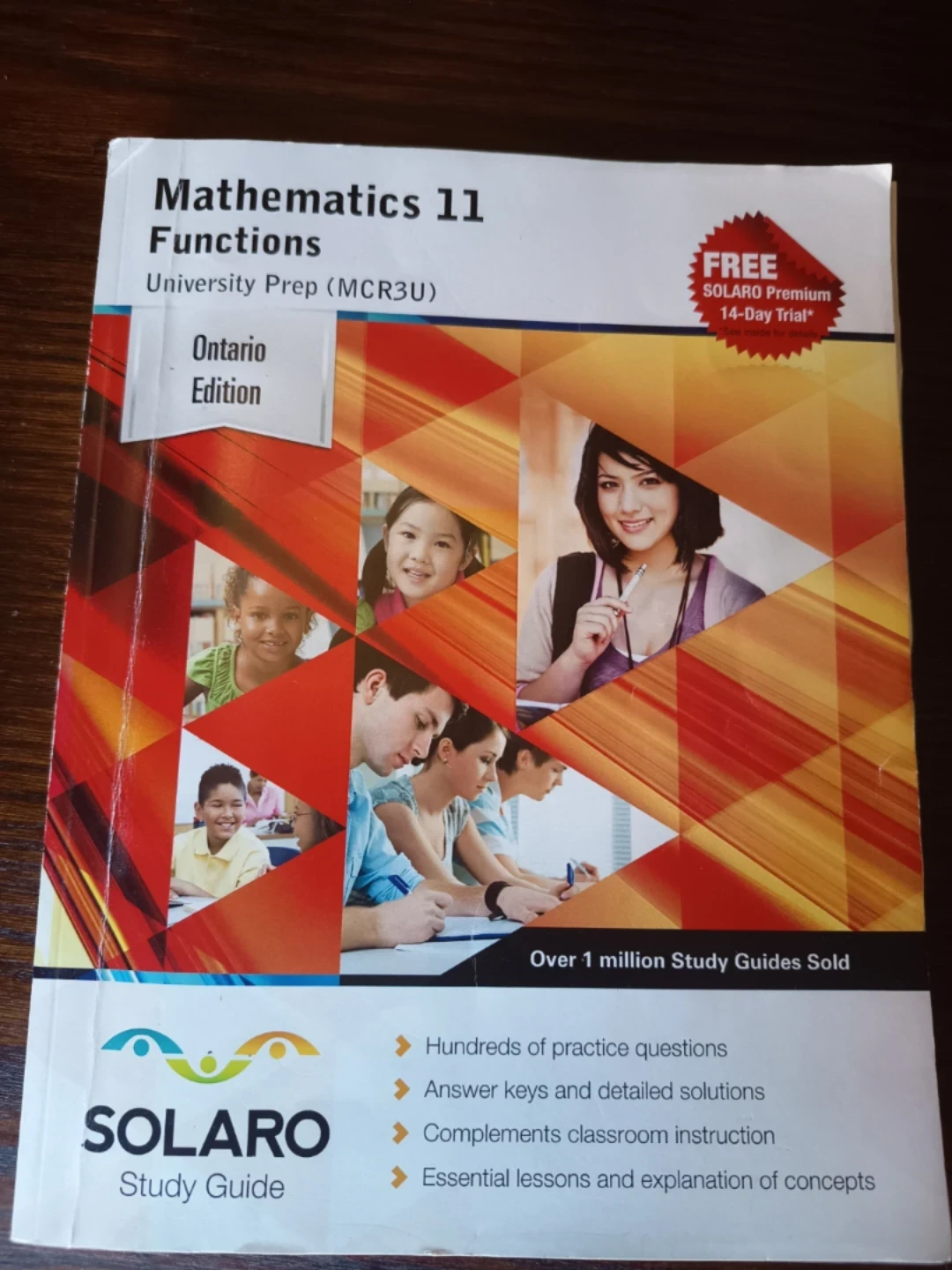 SOLARO Mathematics 11 Functions University Prep Study Guide