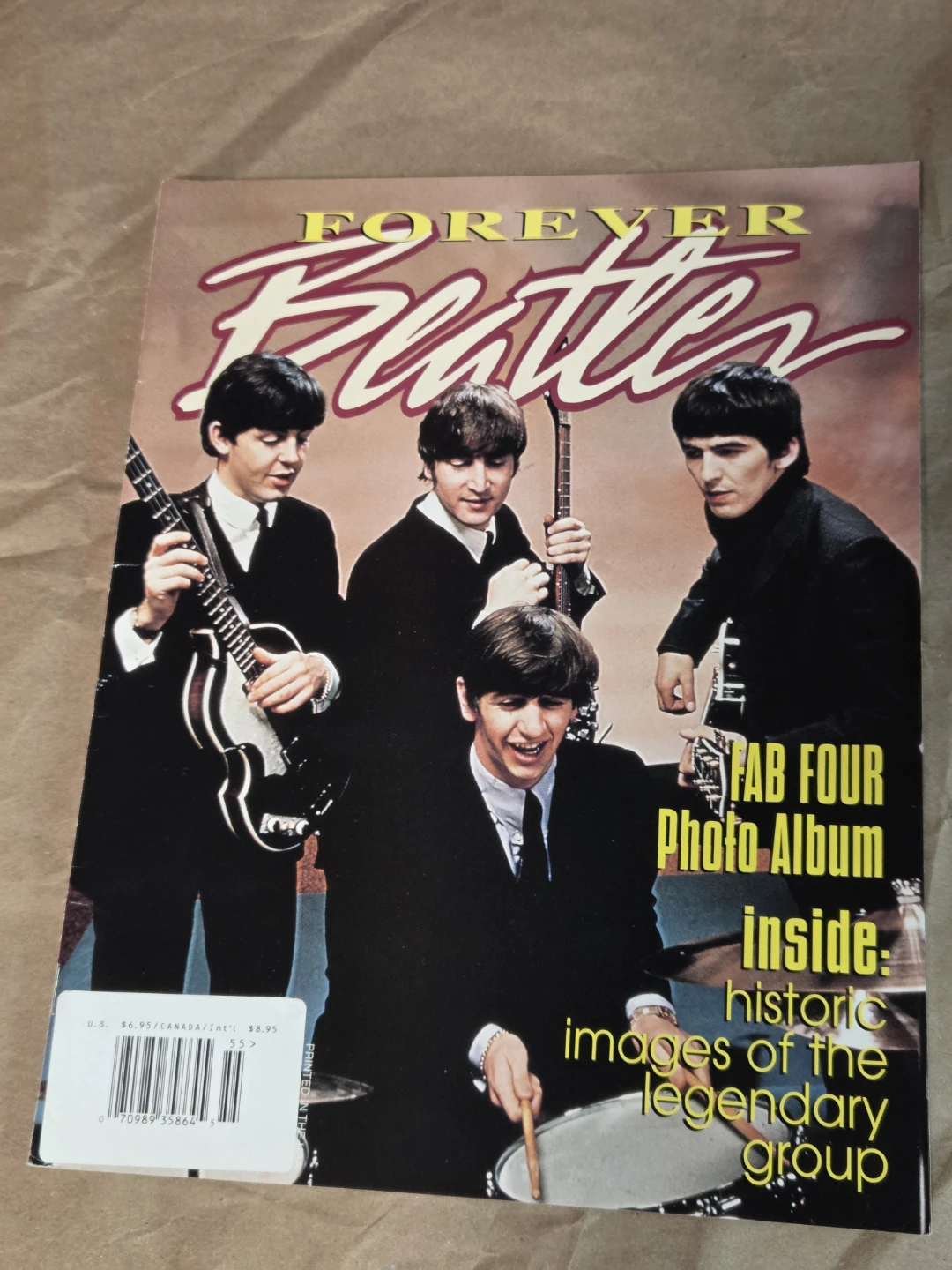 Vintage Forever Beatles Magazine Fab Four Photo Album Collectors