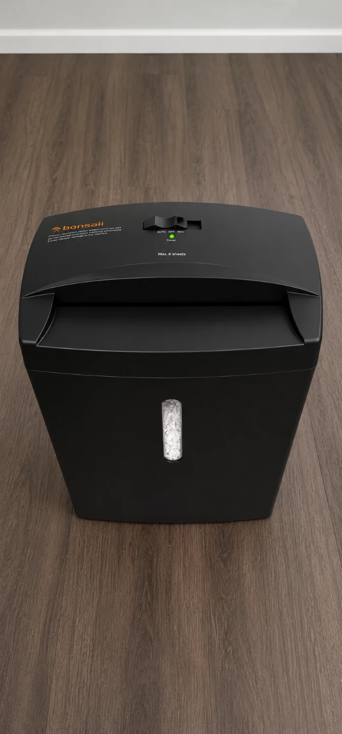 Bonsaii Black Paper Shredder