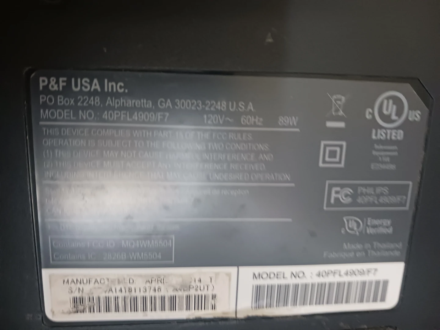 Roku Philips 40" TV - photo 2