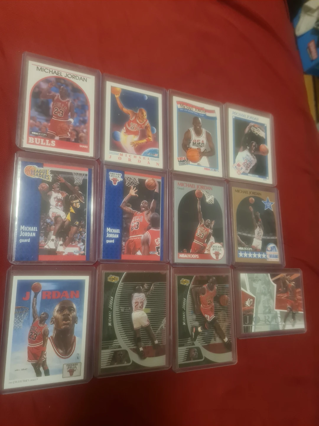 Collection of Michael Jordan Basketball Cards