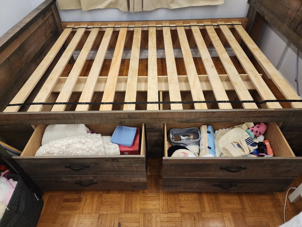 Full/Double Drawer Storage Bed Frame - photo 4