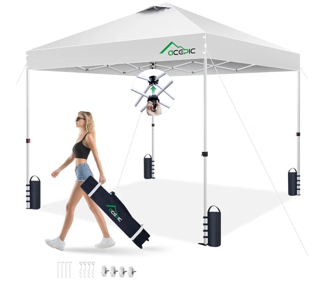 ACEPIC 10x10ft Pop Up Canopy Tent