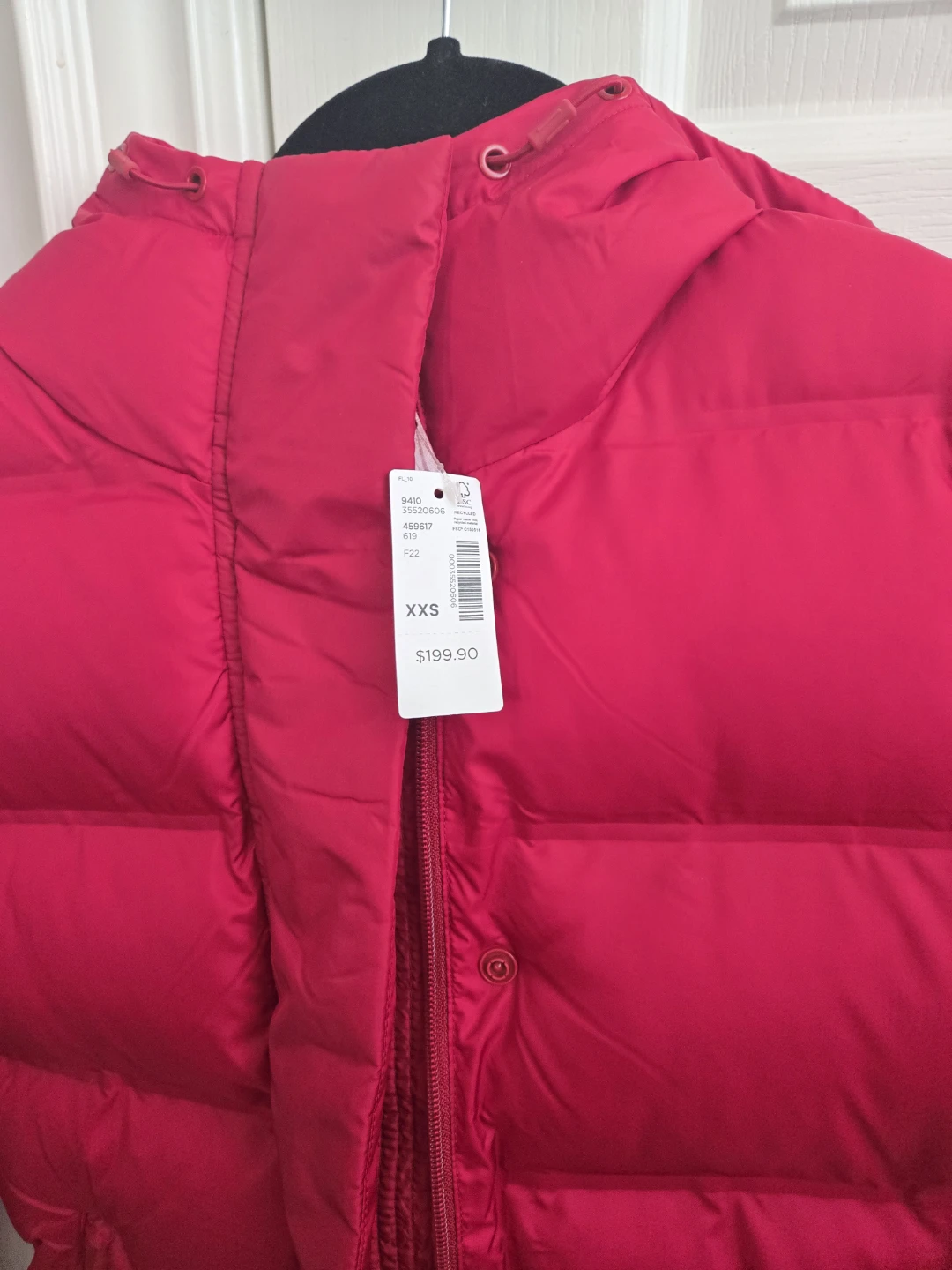 Red Puffer Jacket - XXS