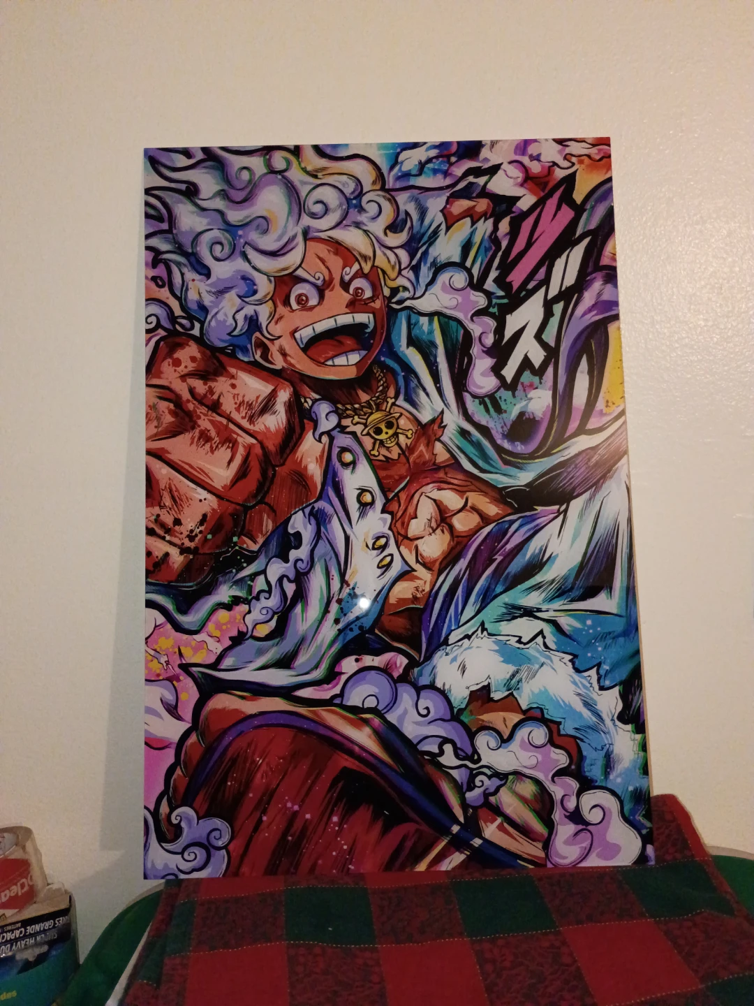 One Piece Luffy Gear 5 Acrylic Art Wall Print